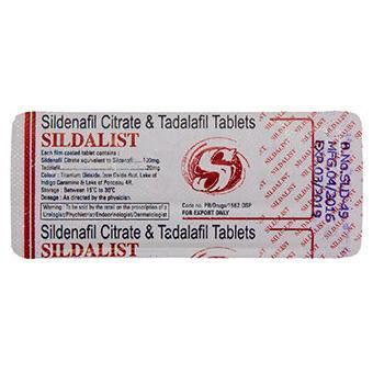Sildalis (Тадалафил 20мг. + Силденафил 100мг.)
