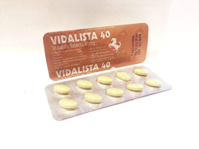 Vidalista 40 дженерик Сиалис 40мг